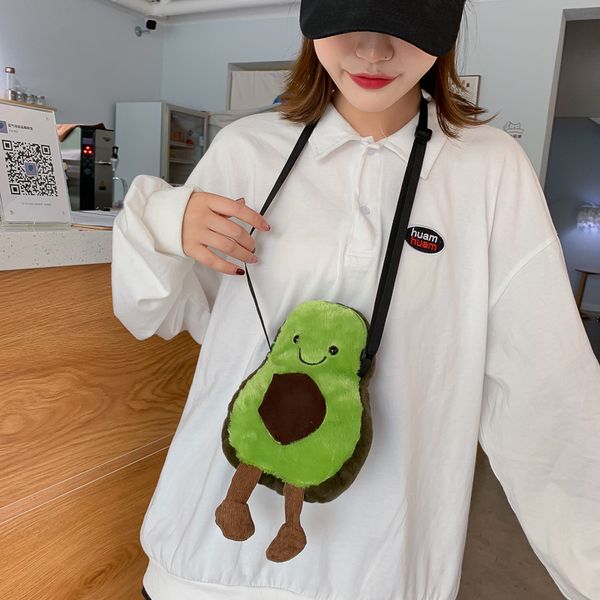 

2020 new ladies plush bag japanese cute cartoon cloud casual cartoon fashion messenger bag ladies