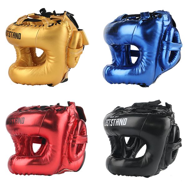 

professional men women kick boxing sanda helmet full protection to protect nose combat beam full-face head gear