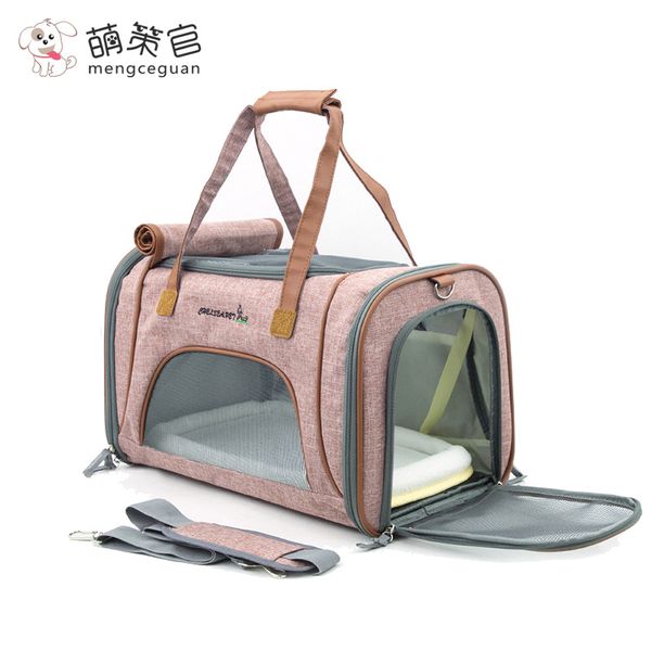 

dog cat pet carrier car seat dog carrier travel bag comfortable & convenient to take outside carrying case travel bag