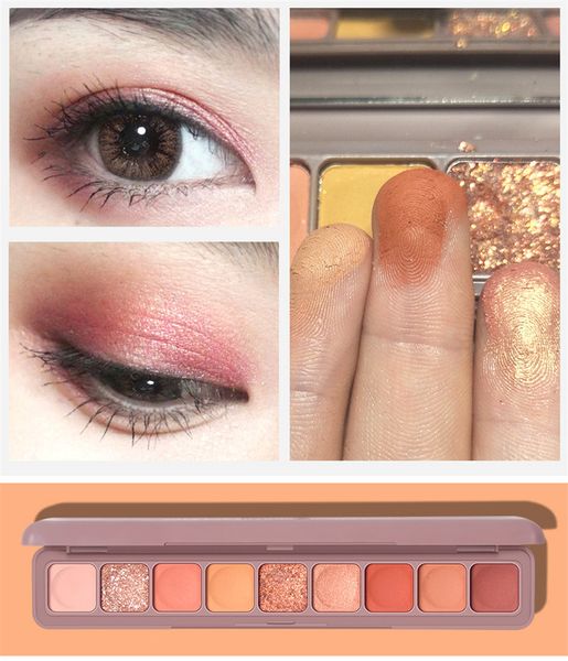 

9 colors eye shadow palette eye makeup palettes professional performance matte mult-finish high pigment eyeshadow