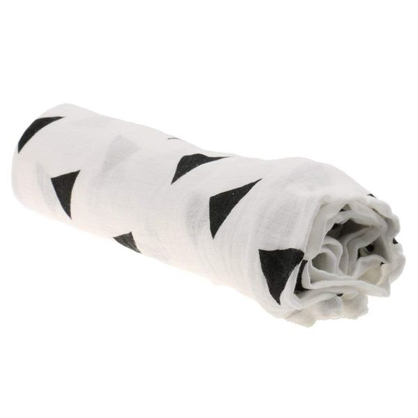 

cotton lange new born swaddle blanket sleeping bag 110 cm x 110 cm - triangular
