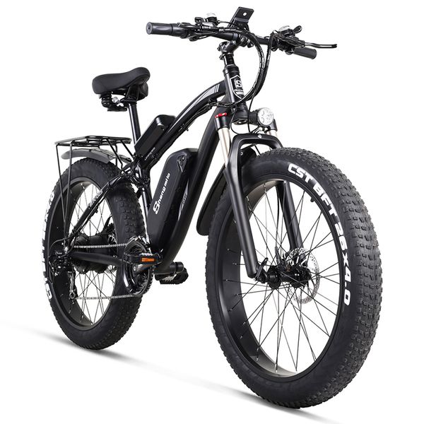 

mx02s sheng milo electric bike ebike 48v1000w electric mountain 4.0 fat tire bicycle beach e-bike, Silver;blue