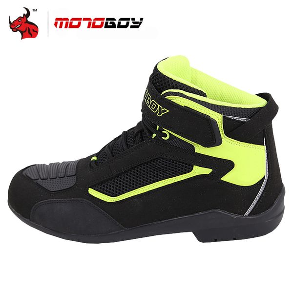 

motoboy motorcycle boots summer mesh men motorcycle shoes motocross off-road racing boots moto motorbike black