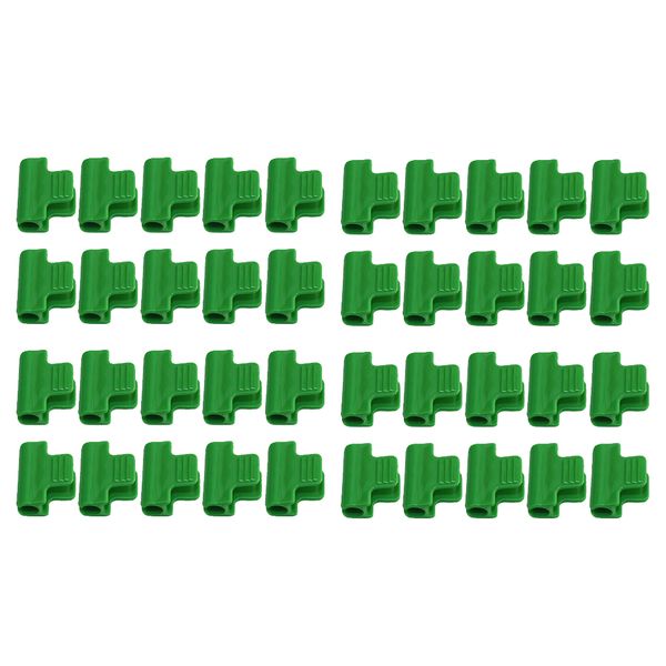 

40pcs хомуты для 11мм / 0.43inch plant stakes парниковых зажимы аксессуар