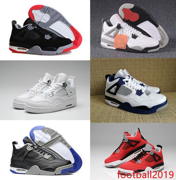 

traderjoes with box mens and womens basketball shoes sneakers for men 4s white cement motorsport pure money bred fire red boots