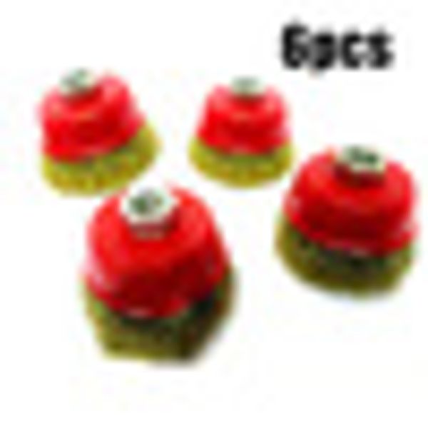 

7.5cm cup brush rust paint remover accessories replacement crimped angle grinder steel wire stripping deburring