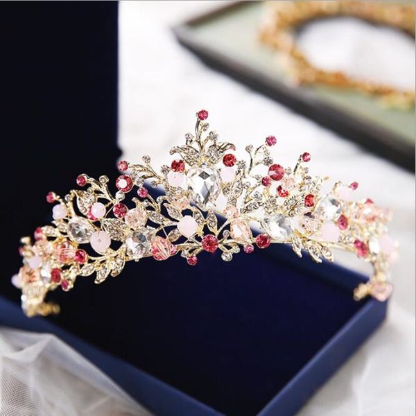 

luxury crystals wedding tiara 2020 romantic wedding bridal hair accessories crowns head bridal crown and tiaras vestidos, Silver