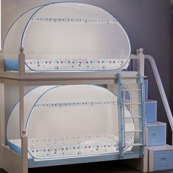 

student bunk bed mosquito net single-door dormitory netting canopy foldable mongolian yurt mosquito curtain student bed tent 1pc