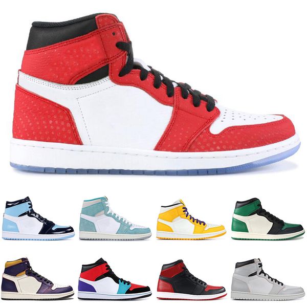 

Hot Sale Designer UNC Basketball Shoes 1 1s men women PSG Top 3 Court Purple SPIDERMAN BANNED Fashion Athletic Sneakers Sports mens trainers