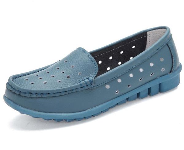 

shoes women flats casual shoes leather 110, Black