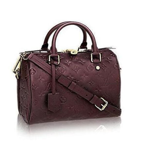 

speedy empreinte b 25cm m41020 classic handbag oxidized real leather iconic bags shoulder bag totes cross body business messenger bags