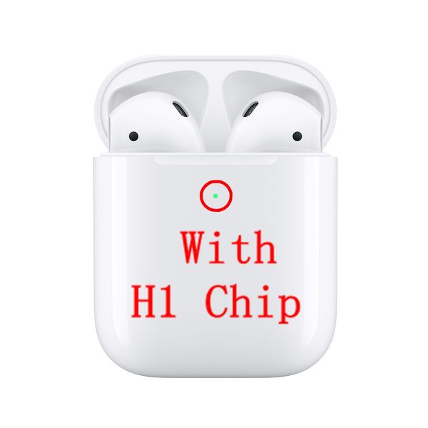 

2nd generation wirele charging with mart en or bluetooth earphone matte hinge h1 earbud pk airpod 2 w1 chip upercopy animation