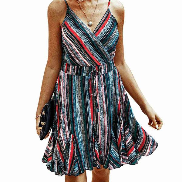 

casual dresses women's summer fashion v-neck lace print mini dress, Black;gray