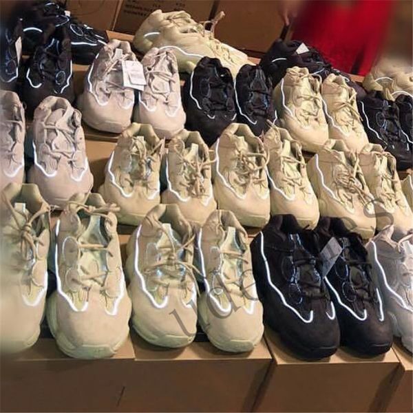 

ãwith boxã2019 og 500 static 3m material blush super moon yellow utility black desert rat wave runner men shoes women sneakers