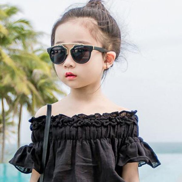 

fashion single beam frame kids sunglasses girls boys glasses eyewear baby children sunglasses uv400 sun glasses oculos infantil, Blue