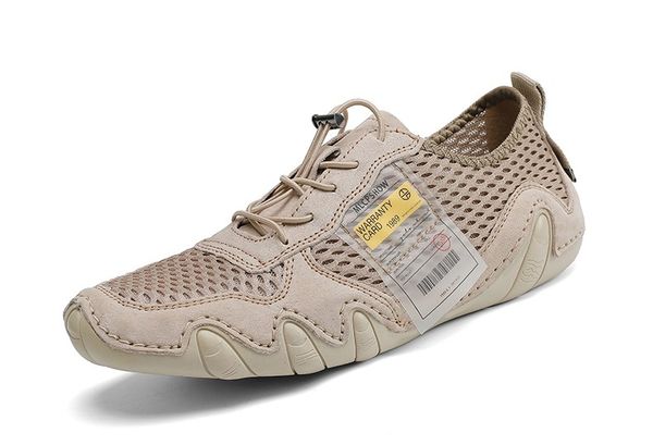 

suede leather shoes loafers ocs casual leather soft driving shoes flats walking lace-up man footwear, Black