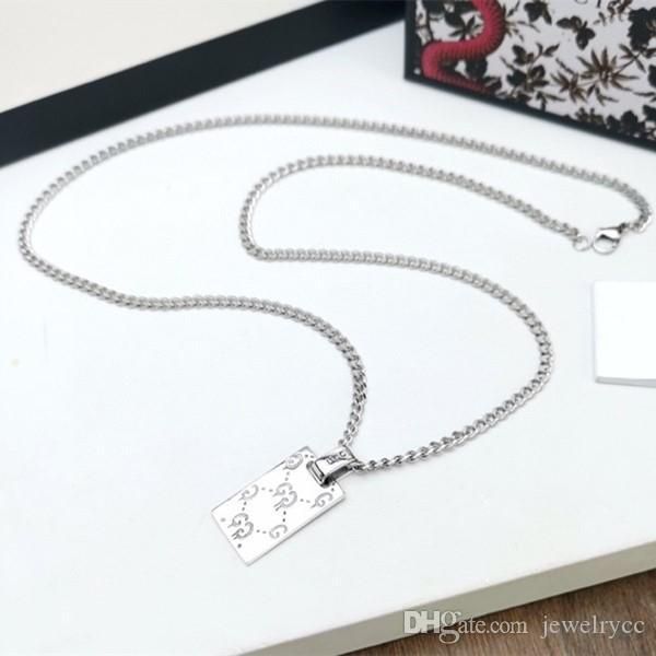 

explosion skull skull electroplating thick gold couple wild designer jewelry luxury designer jewelry women designer necklace, Silver