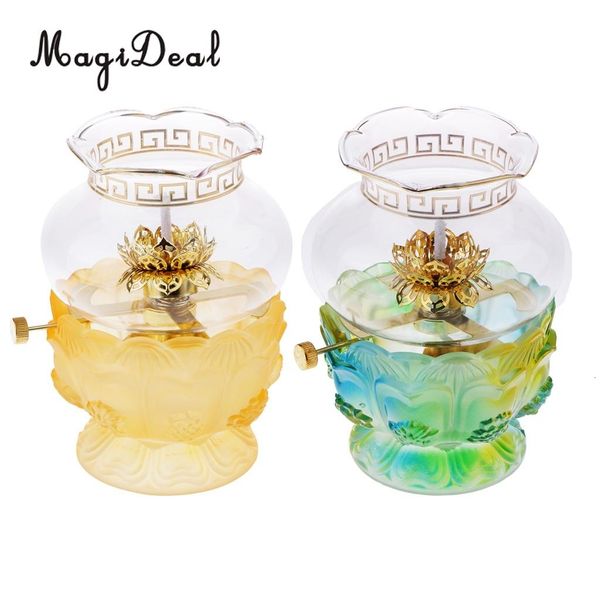 Buddhist Supplies Lotus Flower Candle Holder Oil Lamp Holder