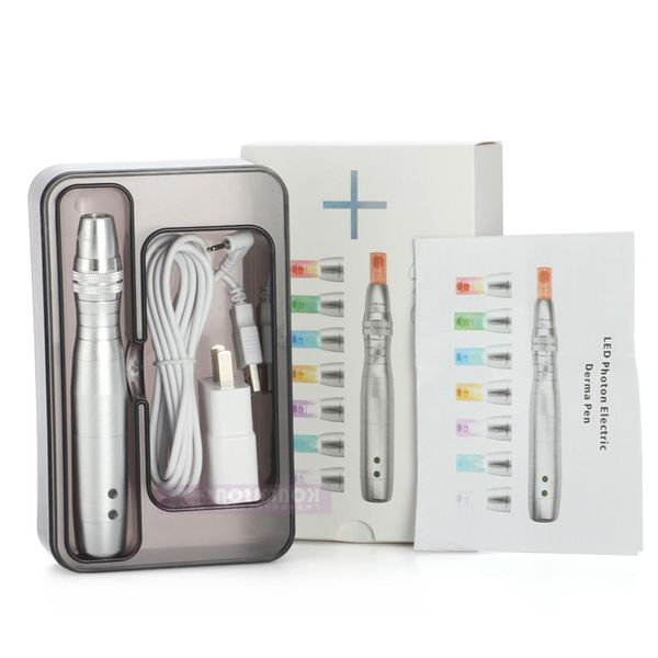 

Bellylady 7 light led photon electric derma pen with 12 pin depth adju table nano micro needle