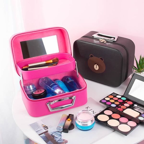 

организатор путешествия большой косметический чехол большой емкости чемодан мода путешествия составляют сумки водонепроницаемый прекрасный м