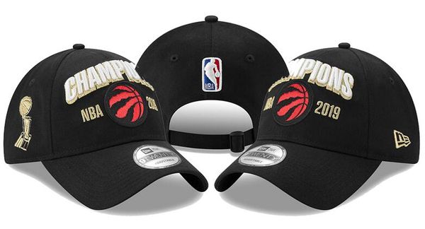 

Toronto black 2019 final champion raptor hat locker room napback adju table hat for women and men 00