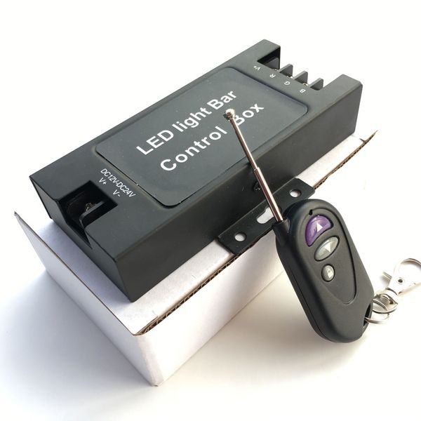 

universal car led light dimmer switch module offroad led light bar flashing controller rf remote drl day pattern flasher