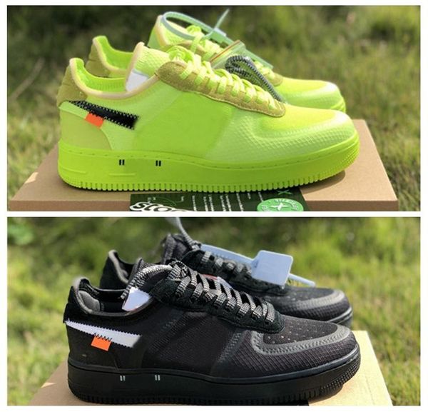 

2019 moma x virgil forces volt running shoes women mens trainers one sports skateboard classic 1 green white black warrior sneakers