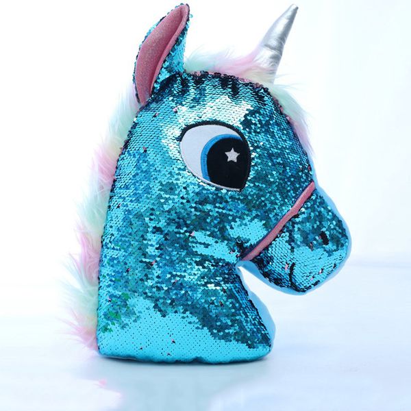 sequin unicorn plush