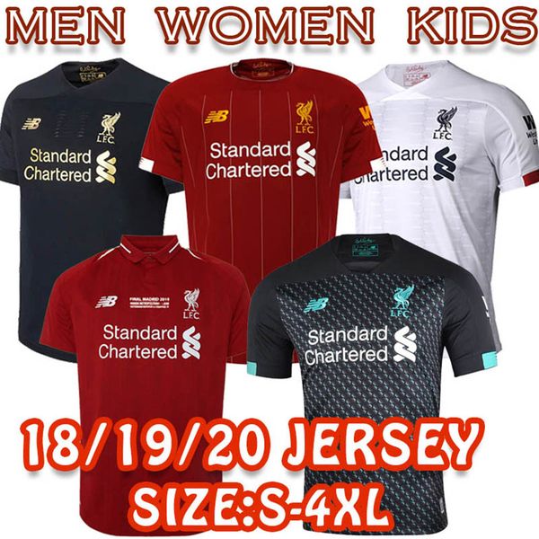 

2018 19 20 liverpool 4xl 100 thailand quality occer jer ey alah firmino virgil mane home away third men women kid polo hirt