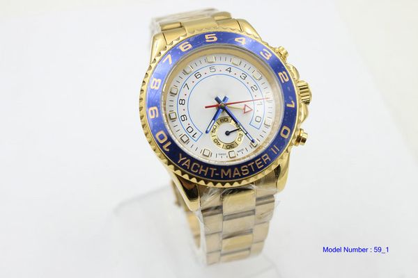 

seller watch men 116688 white dial watch gold stainless steel automatic movement watches mens dress wristwatch, Slivery;brown