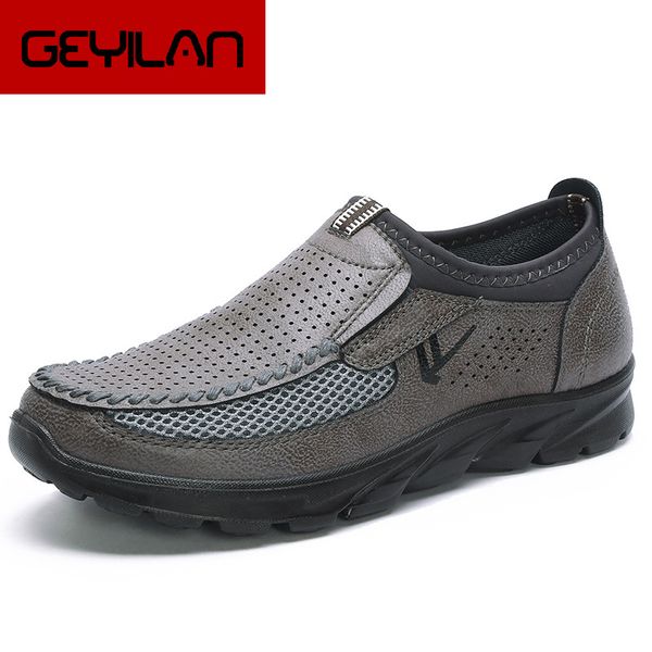 

2019 big szie38-48 slip on sneakers tenis walking shoes summer men casual shoes lightweight breathable mesh zapatillas footwear, Black