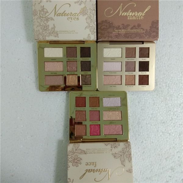 

2019 natural eye himmer palette natural matte eye hadow palette natural face 6 color blu h highlighter palette co metic dhl