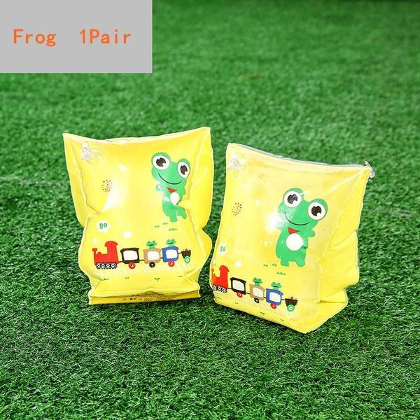 

2-8 years kids summer seaside cartoon kawaii animal inflatable swimming pool accessories arm swim ring raft for kids pool toys