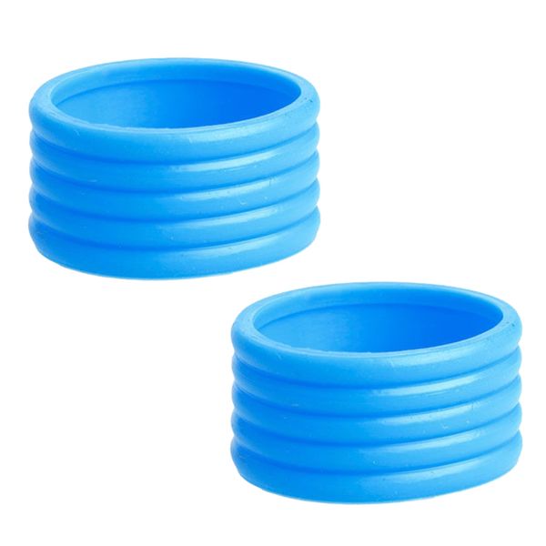 

2pcs silicone tennis racket grip ring racquet handle overgrip loop