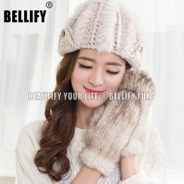 

high fashion winter warm thermal gloves . new 2020 genuine full-finger knitted gloves for women, Blue;gray
