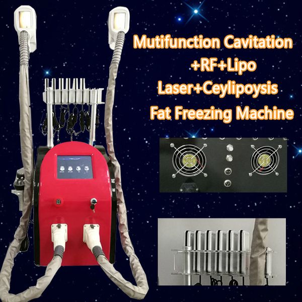

5 in 1 cryolipolysis machines fat ing lipo laser cavitation rf body slimming cryo lipolysis weight loss machines spa use