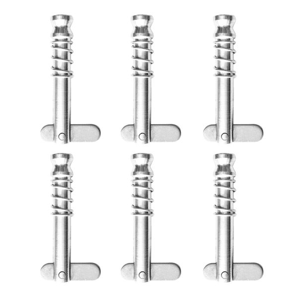 

6pcs quick release pin deck hinge parts - 316 stainless steel