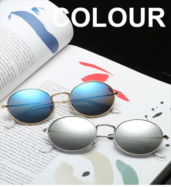 

wholesale- sunglasses men women brand designer alloy frame vintage eyewear driving sun glasses with cases and box, White;black