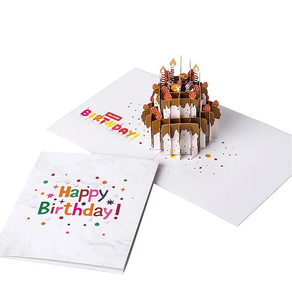 

new 3d hollow love dream cake greeting card valentine wedding birthday gift