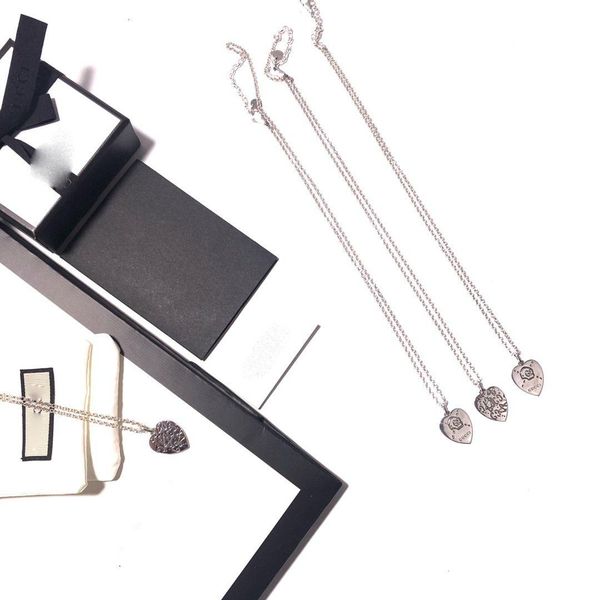 

скелет призрак любовь ожерелье дизайнер серьги браслет ожерелье ювелирные изделия кольца роскошные мужские 14k золотые цепи кубинская цепь 2, Silver