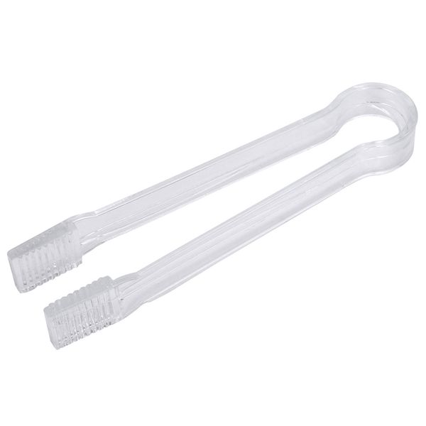 

plastic cooking bread cake fruit salad clip tong 16cm long transparent