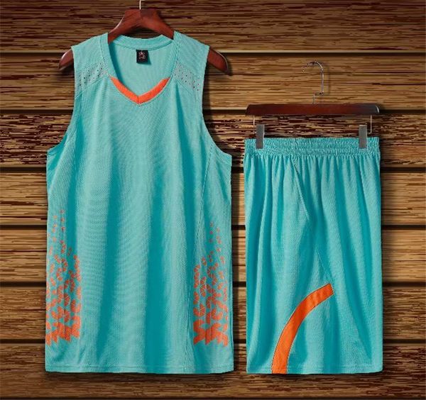 

New Style Basketball Uniform Sets Sports Jersey For Men 24