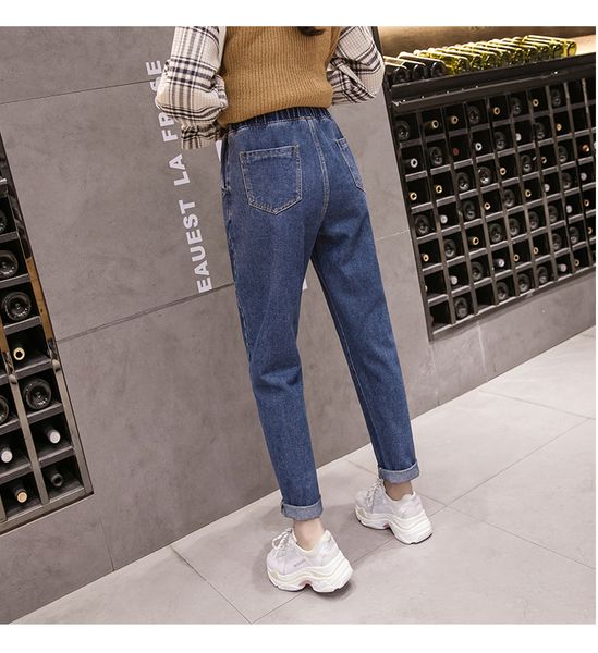 

deep blue women's tailored waist and hip princess jeans bk3979