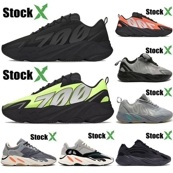 

triple black phosphor new 700 mnvn kanye west mens running shoes orange magnet wave runner fashion women stock x trainers sport sneakers