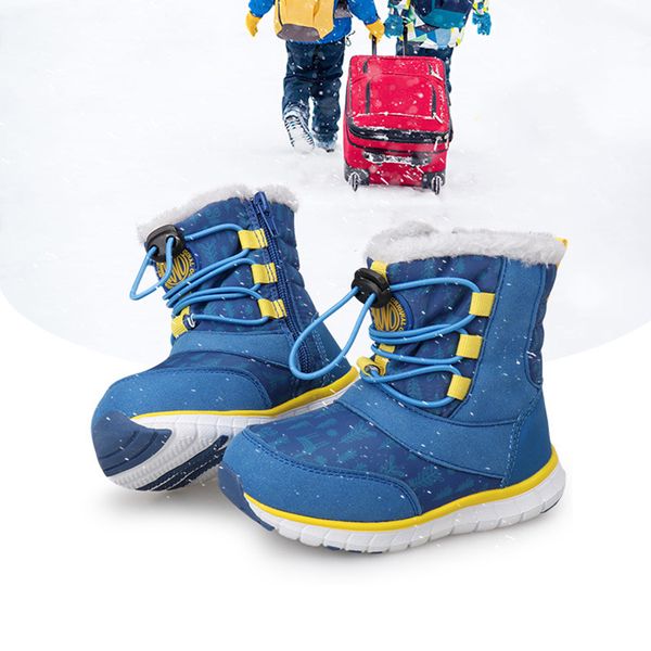 

snow hiking boots kids winter boots boys waterproof shoes warm baby for boys outdoor shoes 23#-30#