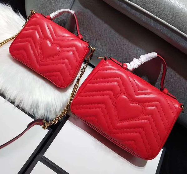 

newset love heart v wave pattern designer bags with handle shoulder bag chain women handbags crossbody purse messenger bags