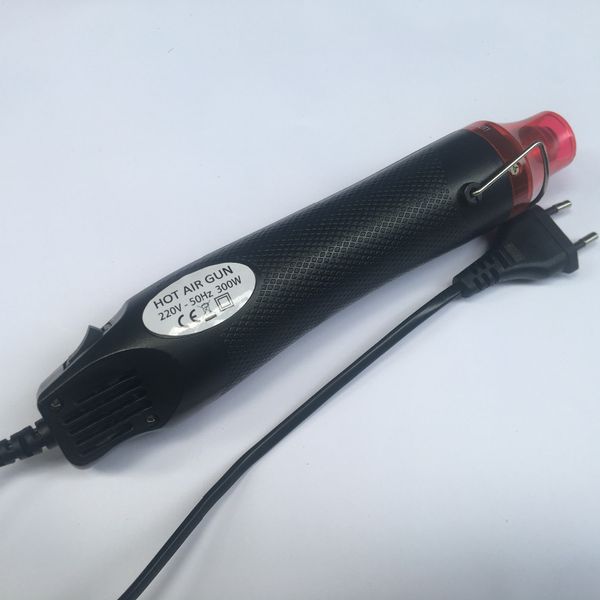 

electric air hit gun 110v 300w heat gun diy car wrapping tools 3 pcs/set with car scraper squeegee+vinyl cutter knife