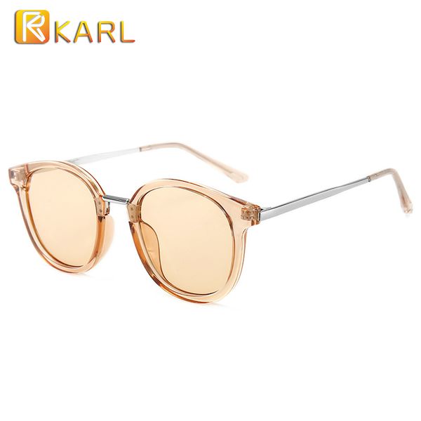 

retro brand designer round sunglasses women fashion black white mirror metal frame sun glasses female shades driving eyewear, White;black