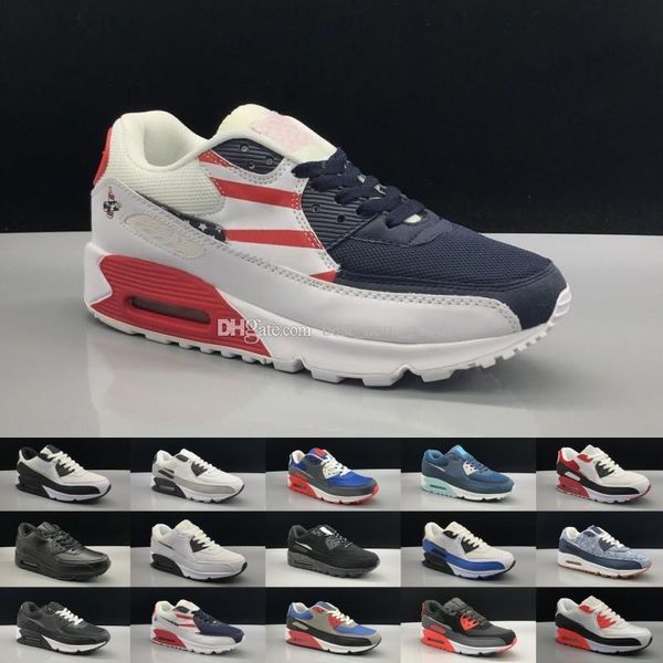 

sell 2019 new air cushion casual running shoes men women black white red 9-0 sneakers classic air trainer outdoor sports shoes