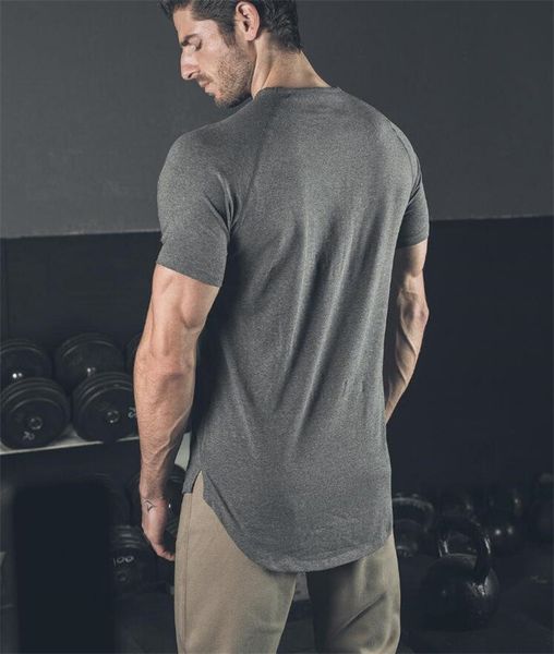 

mens designer shirt short sleeve casual solid color luxury summer shirts boys fashion simple loose new arrive fitness long tshirt, White;black